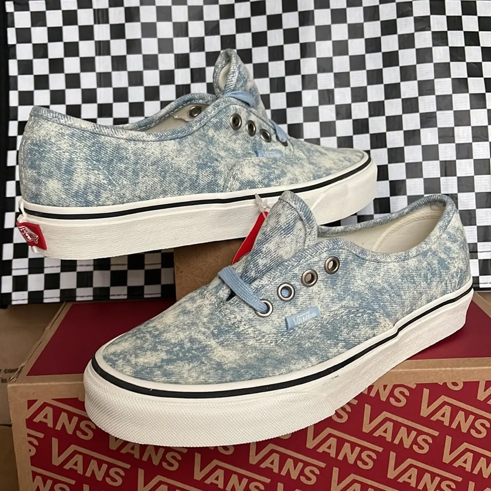 Vans Authentic Denim Destroy Winter Sky/Marshmallow WMNS sneakers - Picture 9 of 16